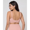 image:imageStelle Nursing Bras Maternity Bra for Breastfeeding Pregnancy Wireless Bralette with Pads Extenders amp Clips1 Pack Pink
