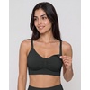 image:imageStelle Nursing Bras Maternity Bra for Breastfeeding Pregnancy Wireless Bralette with Pads Extenders amp Clips3 Pack Black