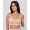 image:imageStelle Nursing Bras Maternity Bra for Breastfeeding Pregnancy Wireless Bralette with Pads Extenders amp ClipsBlackalmondcocoa