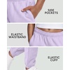 image:imageStelle Girls Fleece SweatpantsSoft with Front Pockets Warm Loose FitLavender