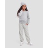 image:imageStelle Girls Fleece SweatpantsSoft with Front Pockets Warm Loose FitLight Heather Grey