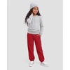 image:imageStelle Girls Fleece SweatpantsSoft with Front Pockets Warm Loose FitRed
