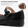 image:imageStelle Girls Mary Jane Shoes School Uniform Flats Dress Shoes Oxford Church Music RecitalsLittleBig Kids  Flower detail Scalloped trim Cushioned comfort Flexible outsole Hookandloop closure Dress occasionsBlack