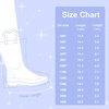 image:imageStelle Girls Rain Boots for Kids Light Up Gitter Boots  Cute Heart Handles NonSlip Outsole Waterproof Flexible Upper Lightweight Outdoor Play Rain Puddle Toddler to Big KidsLavender