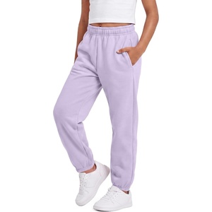 image:imageStelle Girls Fleece SweatpantsSoft with Front Pockets Warm Loose FitLavender
