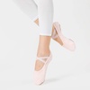 image:imageStelle Canvas Ballet Shoes Toddler Girls NoTie Split Sole Ballet Slippers  Lightweight canvas upper Soft cotton lining Suede leather outsole Dance shoes Ballet training Recitals and performancesBallet Pink