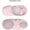 image:imageStelle Canvas Ballet Shoes Toddler Girls NoTie Split Sole Ballet Slippers  Lightweight canvas upper Soft cotton lining Suede leather outsole Dance shoes Ballet training Recitals and performancesBallet Pink