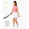 image:imageStelle Girls ALine Tennis Skort with Builtin Shorts for Sports Play  Lightweight fabric Elastic waistband Free movement Tennis Golf Pickleball School activitiesWhite