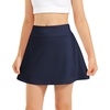 image:imageStelle Girls ALine Tennis Skort with Builtin Shorts for Sports Play  Lightweight fabric Elastic waistband Free movement Tennis Golf Pickleball School activitiesNavy