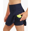 image:imageStelle Girls ALine Tennis Skort with Builtin Shorts for Sports Play  Lightweight fabric Elastic waistband Free movement Tennis Golf Pickleball School activitiesNavy