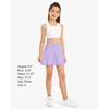 image:imageStelle Girls ALine Tennis Skort with Builtin Shorts for Sports Play  Lightweight fabric Elastic waistband Free movement Tennis Golf Pickleball School activitiesLilac