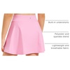 image:imageStelle Girls ALine Tennis Skort with Builtin Shorts for Sports Play  Lightweight fabric Elastic waistband Free movement Tennis Golf Pickleball School activitiesCotton Candy