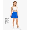 image:imageStelle Girls ALine Tennis Skort with Builtin Shorts for Sports Play  Lightweight fabric Elastic waistband Free movement Tennis Golf Pickleball School activitiesSapphire