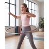 image:imageStelle Girls Athletic Tank Top for Dance Sports 615Y  Sleeveless High Neck Sleek Racerback Waist Length Tight Fit Breathable Ribbed Crop Tops for Teen Girl KidsPale Pink