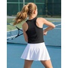 image:imageStelle Girls Athletic Tank Top for Dance Sports 615Y  Sleeveless High Neck Sleek Racerback Waist Length Tight Fit Breathable Ribbed Crop Tops for Teen Girl KidsBlack