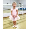 image:imageStelle Girls Ballet Leotard Ruffle Short Sleeve for Dance Gymnastics  Scoop neckline Soft stretch fabric Breathable comfort Leotard for girls Ballet class Gymnastics Dance recitalBallet Pink