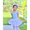 image:imageStelle Girls Ballet Leotard Ruffle Short Sleeve for Dance Gymnastics  Scoop neckline Soft stretch fabric Breathable comfort Leotard for girls Ballet class Gymnastics Dance recitalBlue