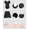 image:imageStelle Girls Ballet Leotards Dance Outfits with Skirt and Footed Tights01black