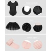 image:imageStelle Girls Ballet Leotards Dance Outfits with Skirt and Footed Tights02black Shiny Tutu Skirt