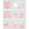 image:imageStelle Girls Ballet Leotards Dance Outfits with Skirt and Footed Tights04ballet Pinklong Sleeve