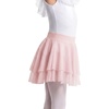 image:imageStelle Girls Ballet Skirt Pull On Dance Wrap Skirt Kid Layered Ruffle Skirt  Girls blackpinkwhitelavenderblue ballet skirt Pull on elastic waist Ballet skirts for girls Dance Studio PerformanceBallet Pink