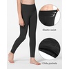image:imageStelle Girls Leggings with Hidden Pocket for Kids Dance Yoga Athletic Pants  Highrise waistbandSoft 4way stretchMoisturewickingNon seethrough for dancegymnasticsyogarunning and daily wearBlackblackblack