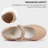image:imageStelle Girls Tap Shoes Easy Strape PU Leather Dance Shoes  Hookandloop strap Nonslip outsole Crisp tap sound Cushioned insole Padded heel collar Lightweight fitAtan