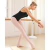 image:imageStelle Womens Footed Ballet Tights for Adult Dance Class Performance  Soft Microfiber Fabric Opaque Coverage Stretch Fit High Waist Seamless Studio Stage Recitals Ballerina3 Pairsballet Pink