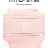 image:imageStelle Womens Footed Ballet Tights for Adult Dance Class Performance  Soft Microfiber Fabric Opaque Coverage Stretch Fit High Waist Seamless Studio Stage Recitals BallerinaBallet Pink