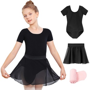 image:imageStelle Girls Ballet Leotards Dance Outfits with Skirt and Footed Tights01black