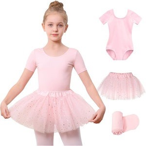 image:imageStelle Girls Ballet Leotards Dance Outfits with Skirt and Footed Tights02ballet Pink Shiny Tutu Skirt