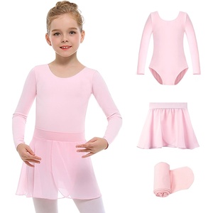 image:imageStelle Girls Ballet Leotards Dance Outfits with Skirt and Footed Tights04ballet Pinklong Sleeve