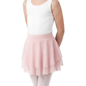 image:imageStelle Girls Ballet Skirt Pull On Dance Wrap Skirt Kid Layered Ruffle Skirt  Girls blackpinkwhitelavenderblue ballet skirt Pull on elastic waist Ballet skirts for girls Dance Studio PerformanceBallet Pink
