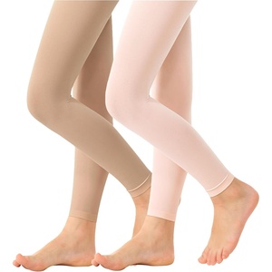 image:imageStelle Girls Footless Ballet Tights for Dance Class Toddler Kids 2T15Y  High Waist Stretch Opaque Coverage Soft Stockings Teen amp Youth Pantyhose Ballerina Gymnastics Performance RecitalBallet Pinktan