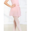 image:imageSTELLE Ballet Skirt Women Chiffon Wrap Skirt Adjustable Tie Dance SkirtsPink Shiny