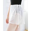 image:imageSTELLE Ballet Skirt Women Chiffon Wrap Skirt Adjustable Tie Dance SkirtsWhite