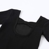 image:imageStelle Ballet Leotards for Girls Toddler Ballet Outfit Dance Leotard Dress  Ballerina Outfit Dress CrissCross amp Bow Back Soft Stretch Fabric Short Sleeve Dance Recital Gymnastics PerformanceStyle 2black Bow Back