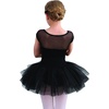 image:imageStelle Ballet Leotards for Girls with Tutu Skirt Ballerina Dance Costumes  Ballet tutu dress Soft stretch fabric Breathable comfort Tulle skirt Ballerina outfit Dance Performance Party01black