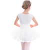 image:imageStelle Ballet Leotards for Girls with Tutu Skirt Ballerina Dance Costumes  Ballet tutu dress Soft stretch fabric Breathable comfort Tulle skirt Ballerina outfit Dance Performance Party01white