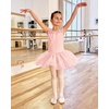 image:imageStelle Ballet Leotards for Girls with Tutu Skirt Ballerina Dance Costumes  Ballet tutu dress Soft stretch fabric Breathable comfort Tulle skirt Ballerina outfit Dance Performance Party01ballet Pink