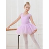 image:imageStelle Ballet Leotards for Girls with Tutu Skirt Ballerina Dance Costumes  Ballet tutu dress Soft stretch fabric Breathable comfort Tulle skirt Ballerina outfit Dance Performance Party01purple