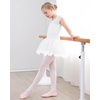 image:imageStelle Ballet Leotards for Girls with Tutu Skirt Ballerina Dance Costumes  Ballet tutu dress Soft stretch fabric Breathable comfort Tulle skirt Ballerina outfit Dance Performance Party01white