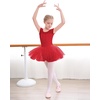 image:imageStelle Ballet Leotards for Girls with Tutu Skirt Ballerina Dance Costumes  Ballet tutu dress Soft stretch fabric Breathable comfort Tulle skirt Ballerina outfit Dance Performance Party01red
