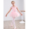 image:imageStelle Ballet Leotards for Girls with Tutu Skirt Ballerina Dance Costumes  Ballet tutu dress Soft stretch fabric Breathable comfort Tulle skirt Ballerina outfit Dance Performance Party01ballet Pink