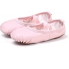 image:imageStelle Ballet Shoes for Girls Toddler Soft Leather Split Sole Practice  Ballet slippers Dance shoes Drawstring or nodrawstring design Suede leather sole Boys and girls Little and big kidsPink