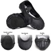 image:imageStelle Ballet Shoes for Girls Toddler Soft Leather Split Sole Practice  Ballet slippers Dance shoes Drawstring or nodrawstring design Suede leather sole Boys and girls Little and big kidsBlack