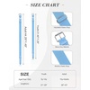 image:imageStelle Baseball Softball Belt Elastic Adjustable Girls Boys Youth Adults  Secure Metal Buckle Comfortable Stretch Fit Fastpitch Tee Ball Uniform Practice Game Day Durable Women MenSky Blue