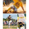 image:imageStelle Baseball Softball Belt Elastic Adjustable Girls Boys Youth Adults  Secure Metal Buckle Comfortable Stretch Fit Fastpitch Tee Ball Uniform Practice Game Day Durable Women MenBright Yellow
