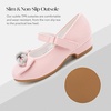 image:imageStelle Dress Shoes for Girls Rhinestone Bow Low Heels for Wedding Party  Flower Girl Sparkling bow detail Cushioned insole Flexible outsole School events Dressup Comfortable fit1pink
