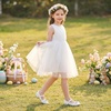 image:imageStelle Dress Shoes for Girls Rhinestone Bow Low Heels for Wedding Party  Flower Girl Sparkling bow detail Cushioned insole Flexible outsole School events Dressup Comfortable fit1white
